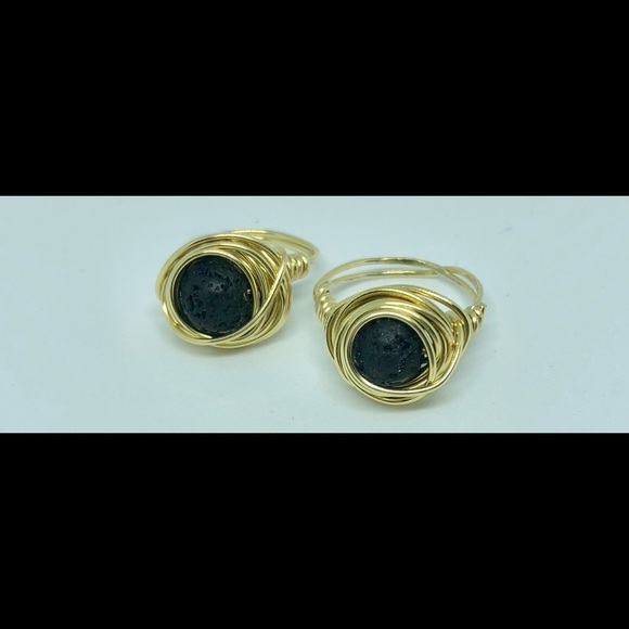 🔴BOGO FREE ESSENTIAL OIL DIFFUSER RING (Gold) - Picture 3 of 4